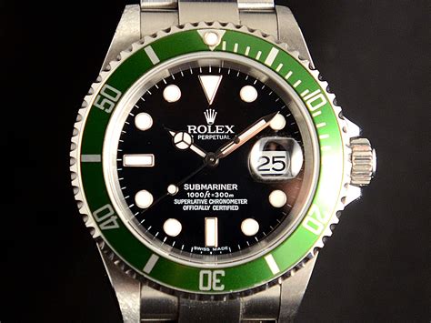 quotazione rolex submariner ghiera verde|modello rolex 16610.